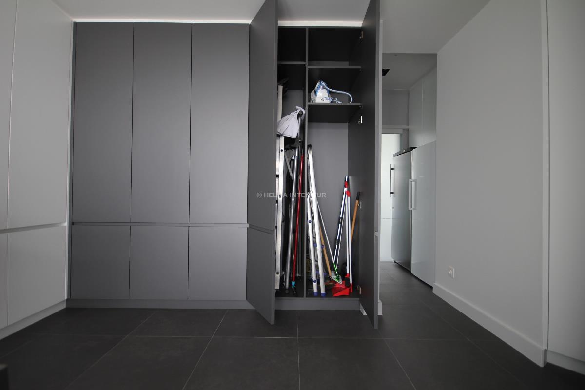 wasberging hoge kast open